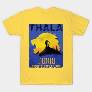 Dhoni | Chennai Super Kings Fan | Thala | Indian Cricket Jersey T-Shirt